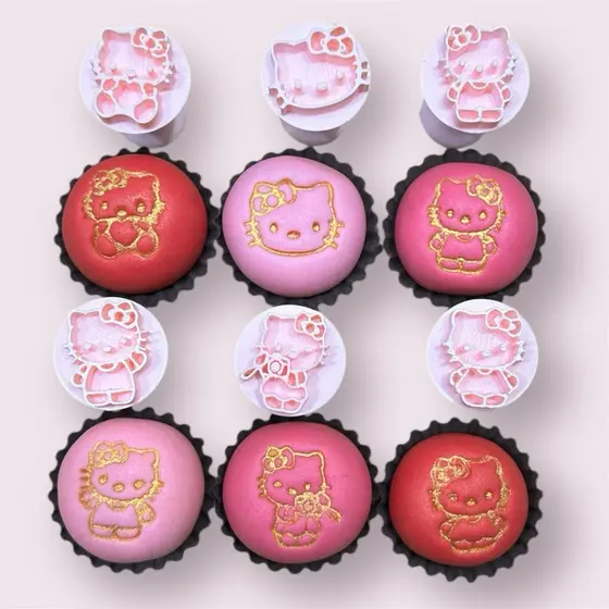 Carimbos Brigadeiros Docinhos Molde Festa - HELLO KITTY - 7pçs