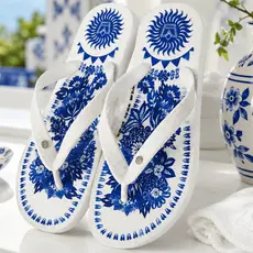 Chinelo Estampa Azulejo Português Antiderrapante Leve e Confortável