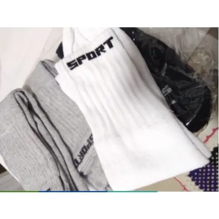 Kit 6/12/15 Pares de Meias Algodão Grosso Cano Médio tamanho 37 ao 41