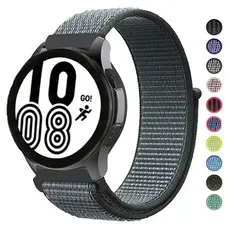 Pulseira Mega Premium Nylon Velcro 20/22mm Para Galaxy Watch3 Active2 GTS3 GTR42/47mmGTR3/PRO