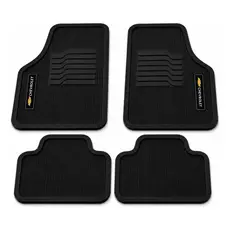 Kit Tapetes Automotivos 4 Peças Logo Chevrolet