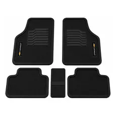 Kit Tapetes Automotivos Bordado 5 Peças Logo Chevrolet Premium