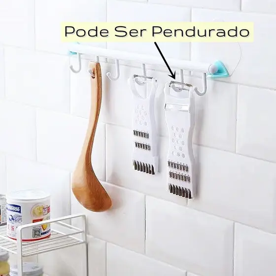 Ralador Descascador 5 Em 1 Manual de Alho e Vegetais