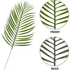 Folha Artificial Verde, Planta Artificial  Para Decorar Jardins, Áreas Externas Ou Internas Planta Decoração