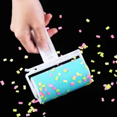 Opção 10x17CM Rolo Adesivo Tira Pelos Para Roupa e Estofados +Aparador De Silicone ReutilizáVel Para Cães E Gatos