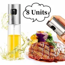 KIT 2/4/8 Spray Borrifador Azeite Vinagre Vidro 100ml