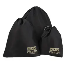 Kit Organizador de Malas para Viagem com 3 Peças Jacki Design