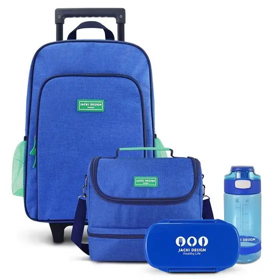 Kit Lancheira com Garrafa e Mochila Jacki Design | Brinde Incluso
