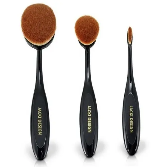 Kit de Pincéis Escova com 3 Peças Jacki Design Tamanho M
