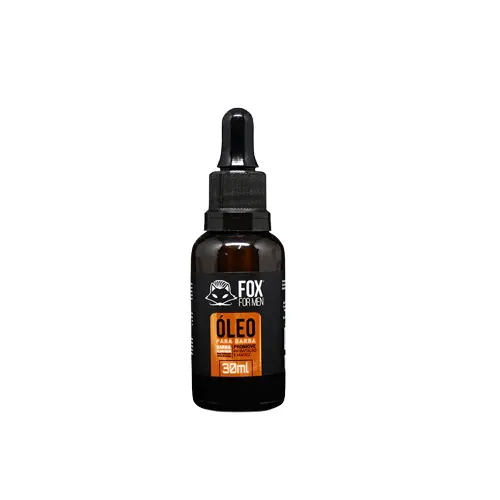 ÓLEO PARA BARBA EM GOTA 30ML FOX FOR MEN