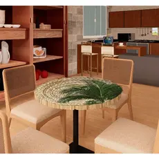 Tampo para Mesa Giratória com Elástico 80cm / Tampão para Mesa Giratória / Capa para Mesa Giratória