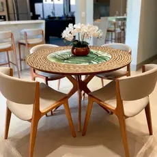 Tampo para Mesa Giratória com Elástico 90cm / Tampão para Mesa Giratória / Capa para Mesa Giratória
