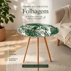 Tampo para Mesa Giratória de 1 Metro com Elástico/ Capa para Mesa Giratória / Várias Estampas