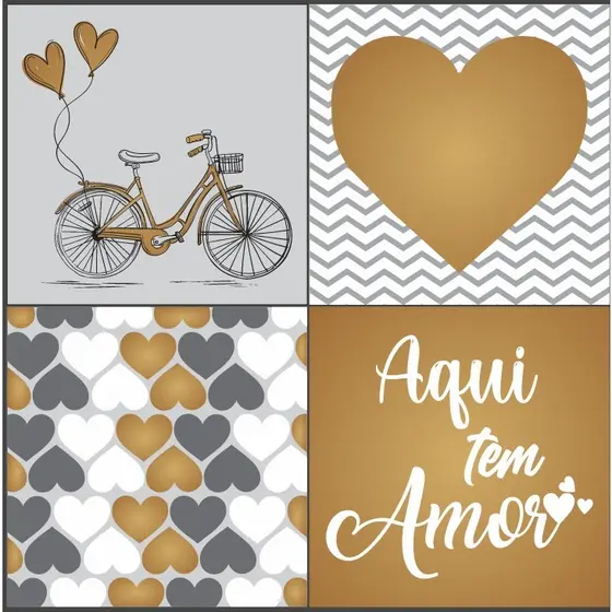 Kit com 4 Almofadas Decorativas / Estampadas Para Casa /  para Sala / Almofada tons de marrom/ Almofada em tons neutros