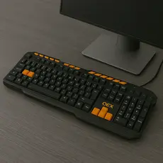 Teclado Gamer Action TC200 USB Performance e Estilo