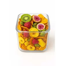 kit 2 pacotes 100 gramas cada Super Mix Frutas Tropicais Desidratadas  Chip’s 100% Natural