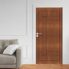 Adesivo Porta Madeira Vidro Decoração Revestimento Papel de Parede Envelopamento FRISADA ANGELIM VERMELHA - AAV0117X
