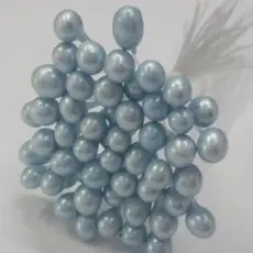 Pistilo Grande Azul Perolizado 50 Peças.