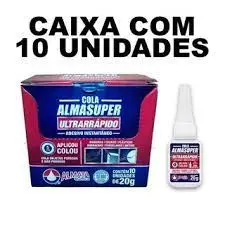 Caixa De Cola Instantânea Almasuper Ultra Rapido 20g - C/10