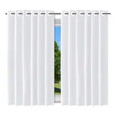 Cortina Blackout Corta Luz P/ Sala Quarto 2,00m L X 1,40m A Branco