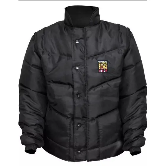 Jaqueta Cachorro Locco Nylon para moto motocicleta uso moto boy motoboy motoqueiro pilotagem vira colete logo refletivo