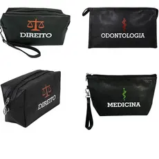 Necessaire DANTAS Profissão Medicina Odontologia Psicologia Direito Estojo Maquiagem Organizador Presente Formatura