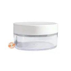 Pote Acrílico Para Creme 50g C/ Tampa Rosca (10 Unidades)