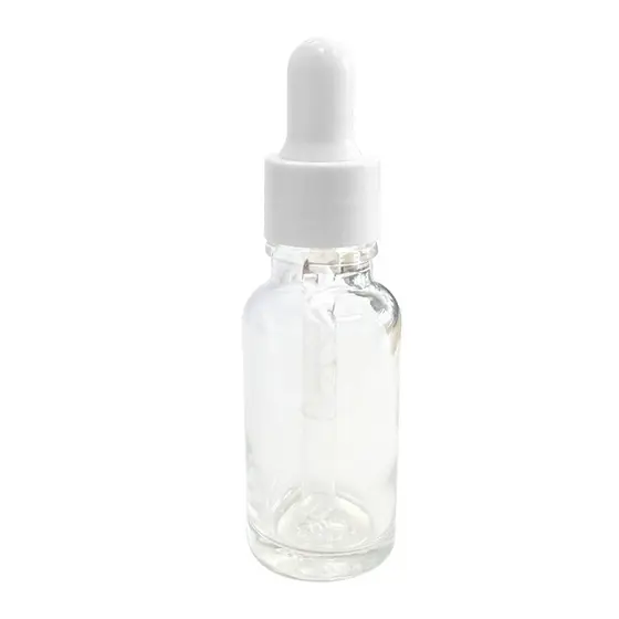 Frasco Conta Gotas De Vidro Cristal 20ml (10 Unidades)