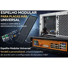 Protetor Espelho Universal Placa Mãe PC IO Shield Gabinete