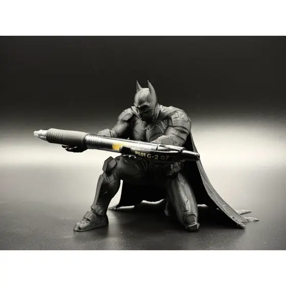 Porta Caneta Batman Decorativo para Mesa Organizador de Escritório