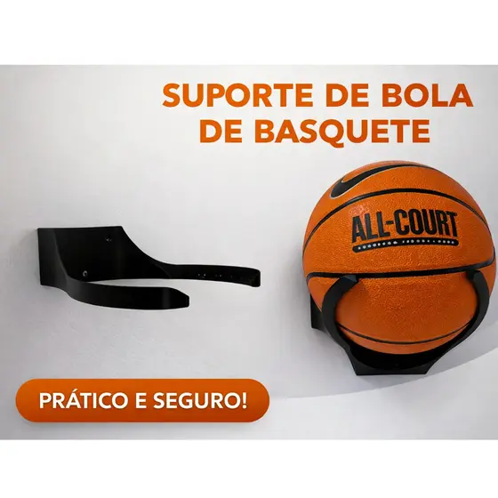 uporte Fixo para Bola de Basquete Número 7 | Expositor de Bola