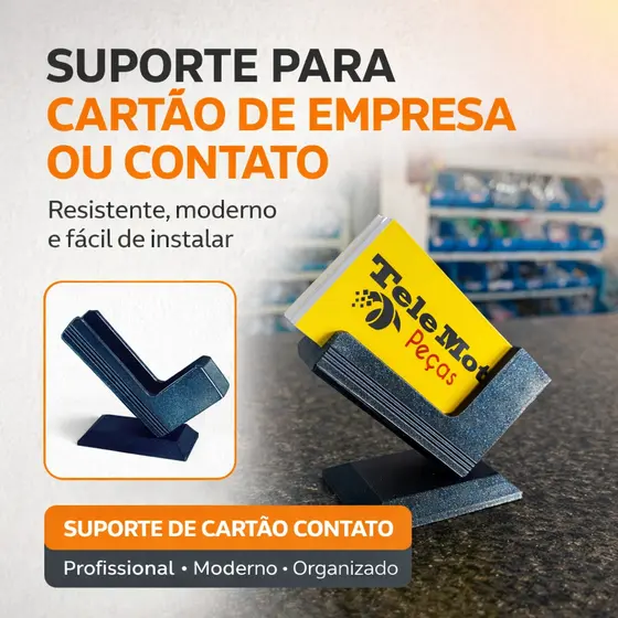 Suporte para Cartões de Contato | Porta Cartão de Visita