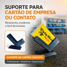 Suporte para Cartões de Contato | Porta Cartão de Visita
