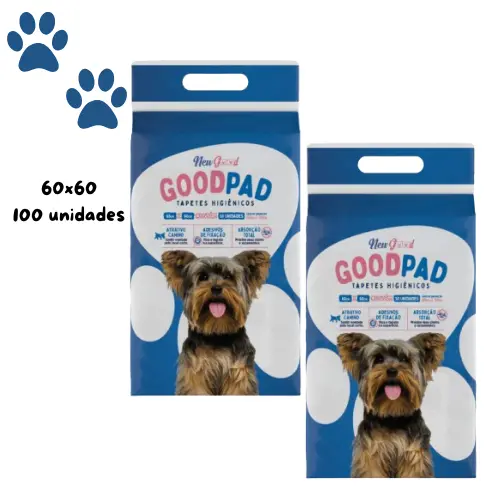 Kit Tapetes Higiênico Para Cachorro Good Pad Pet 60x60