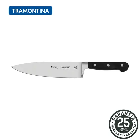 Faca Chef Century Tramontina Aço Inox Cabo Fibra de Vidro 8 Pol
