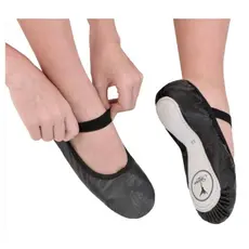 Sapatilhas meia ponta Ballet  Korino cor Preta (Marca Stelariss)