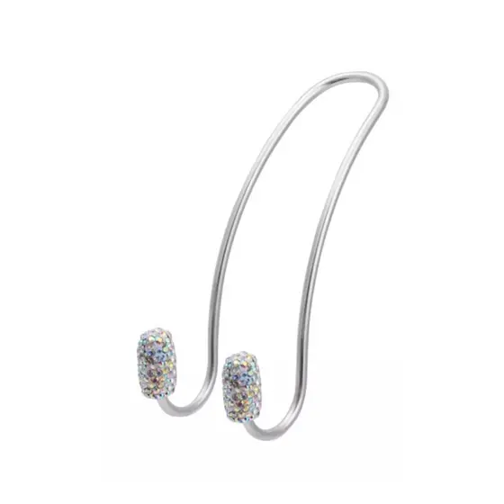 Gancho Multifuncional Carro Strass Ponta Detalhe Oval G8426
