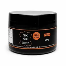 SIX Gel GRAXA EM GEL PRETO 50 g  PARA COURO