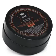 SIX Gel GRAXA EM GEL PRETO 150 g  PARA COURO: SAPATO SOCIAL, BOTINA, COTURNO, BOTAS