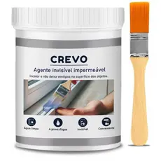 Impermeabilizante Invisível CREVO 300g Selante Agente Impermeável Líquido Multiuso para Fissuras Anti-Vazamentos+Pincel