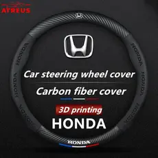 Para  Capa De Proteção Volante Automotivo Antiderrapante Capa Do Volante Carro Do Logotipo De Impressão 3D Para  Fit Civic g10 g9 City Hrv Jazz
