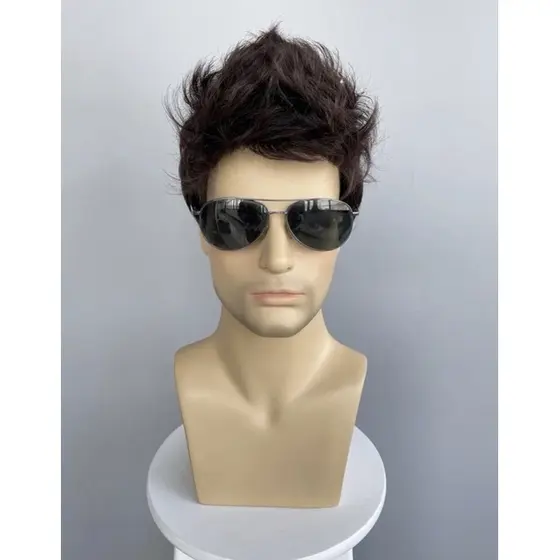 Peruca masculina moicano