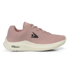 Tênis Feminino Esportivo Ortopédico Caminhada Corrida Rosa