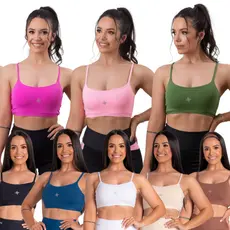 Top de Academia Para Corrida Alta Sustentação Com alça fina e elastico