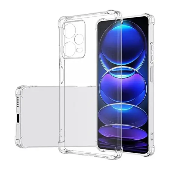 Capa Anti Impacto Para Redmi Note 12 Pro 5G Capinha De Silicone Com Borda Protetora De Celular