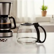 Jarra para cafeteira compativel Dolce Arome 18 Xícaras Preta C30 Vidro Forte