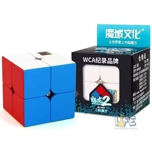 Cubo Mágico Profissional Moyu 2x2 Carbon
