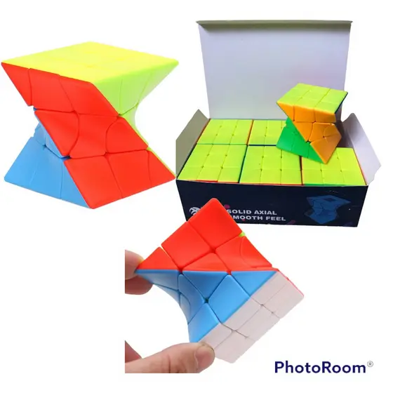 kit 6 Cubo Mágico twisty Torção