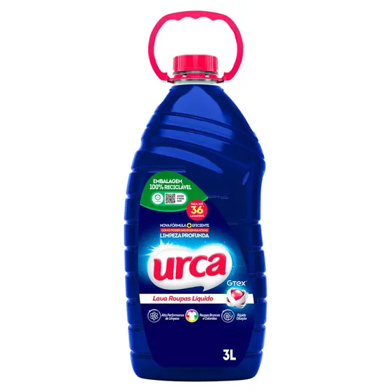 Lava Roupas Liquido  Urca Azul - 3l