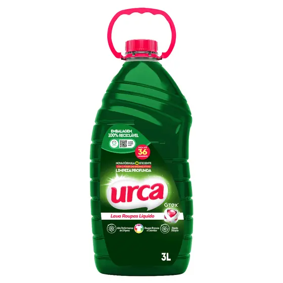 Lava Roupas Liquido Urca Verde - 3l